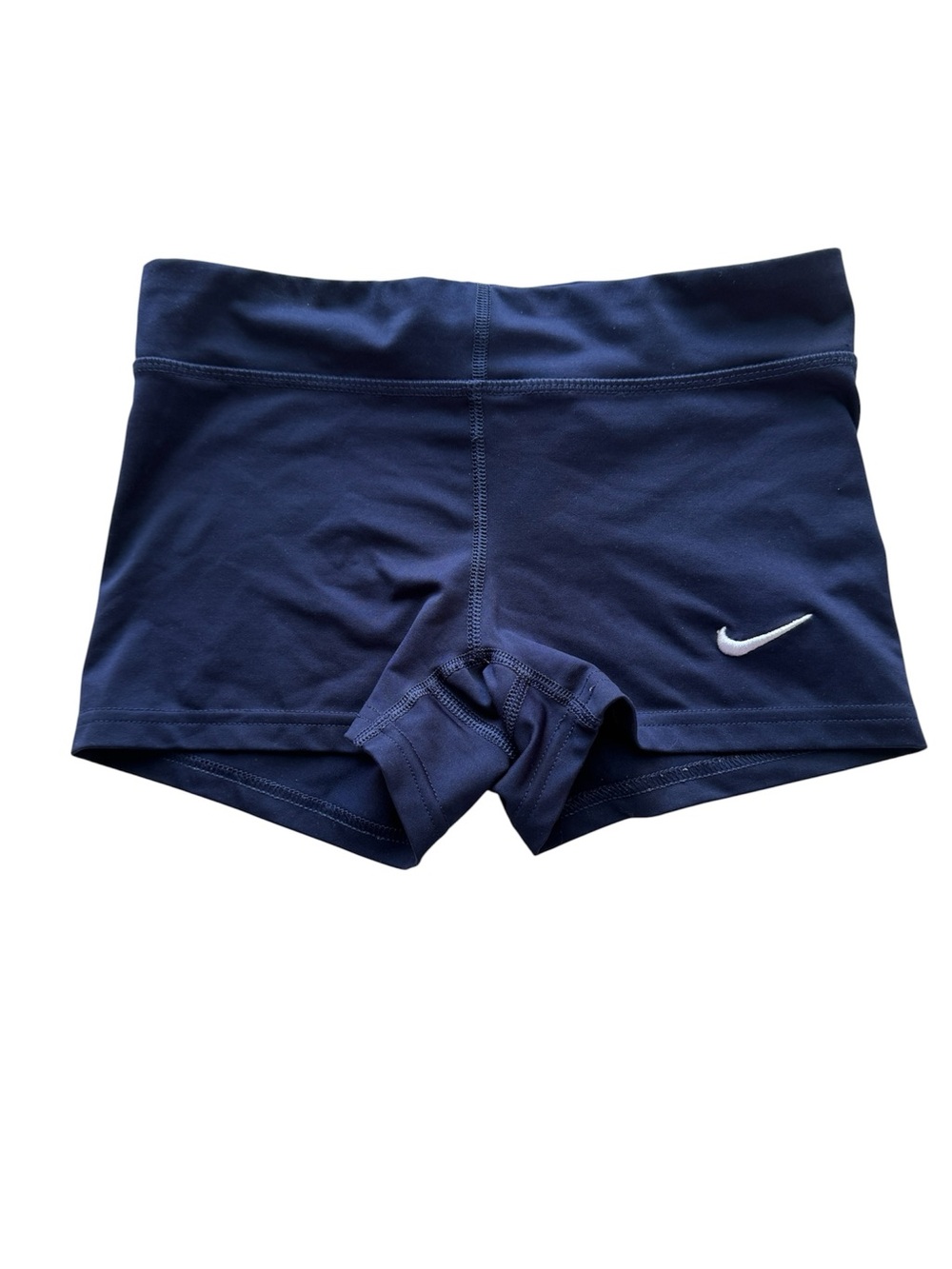 Bundle of Nike Girl Spandex Shorts in Navy and Royal Blue Size M - Picture 3 of 16
